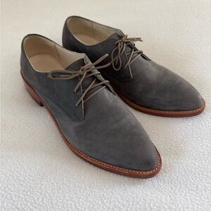 Nisolo James Oxford Slate grey nubuck leather sz 8